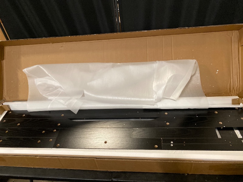 Photo 1 of Black 60" TV Stand with Electric Fireplace