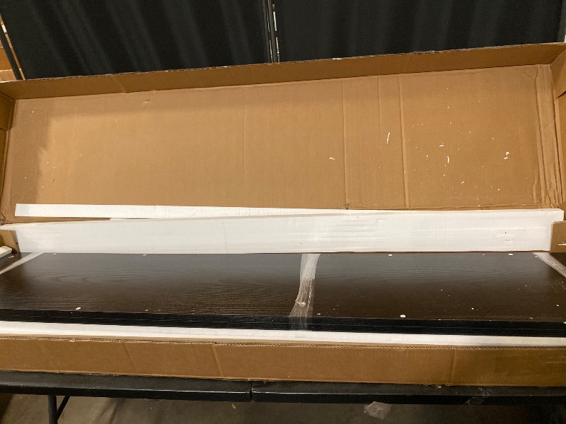 Photo 1 of Black 60" TV Stand with Electric Fireplace