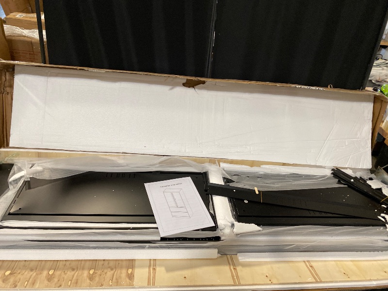 Photo 1 of 2-Drawer Metal File Cabinet, Lateral Vertical Filing Cabinets for Home Office, Locking File Cabinet with Storage Shelves, Legal/Letter/A4 Size Office File Cabinets (Black, Assemble Required)