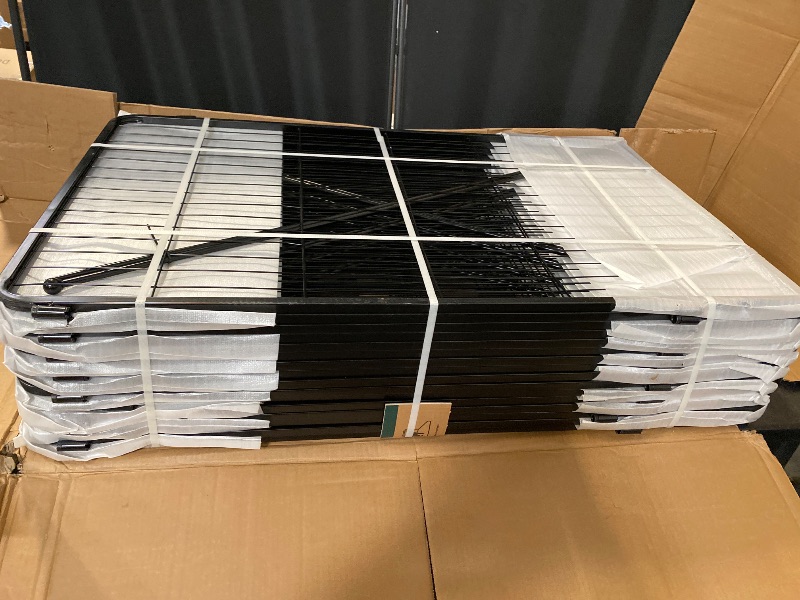 Photo 1 of Rollick Unleashed Dog Playpen for Indoor, Yard, RV Camping, 32 inch 16 Panels for Small and Medium Dogs, Black