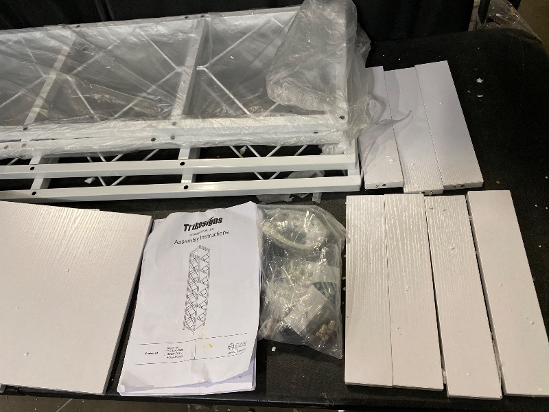 Photo 1 of 78.7 Inch Extra Tall Narrow Bookshelf, 7 Tier Skinny Bookcase for Small Spaces, Freestanding Display Shelves, Multifunctional Corner Storage Organizer for Home Office, White