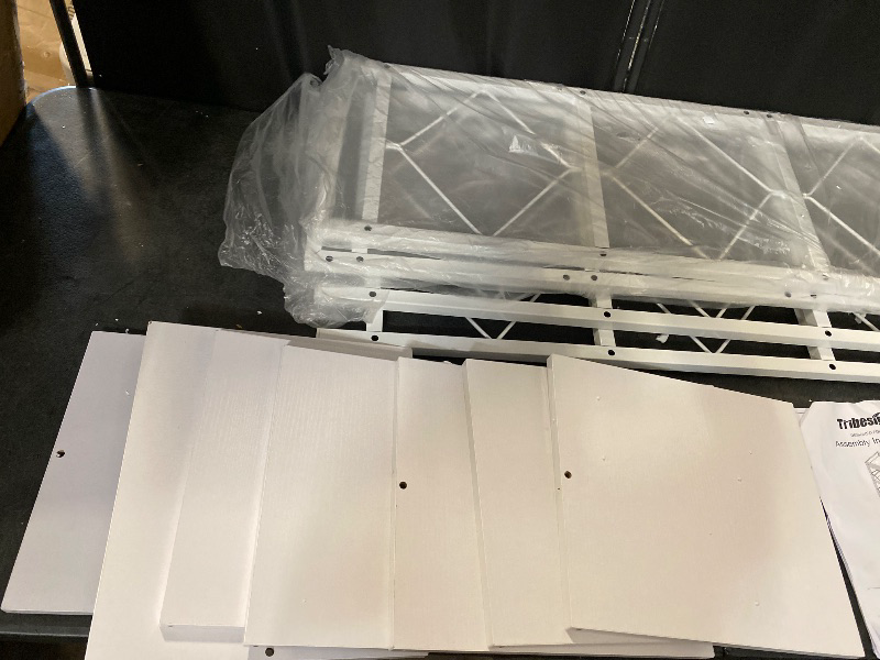 Photo 1 of 78.7 Inch Extra Tall Narrow Bookshelf, 7 Tier Skinny Bookcase for Small Spaces, Freestanding Display Shelves, Multifunctional Corner Storage Organizer for Home Office, White