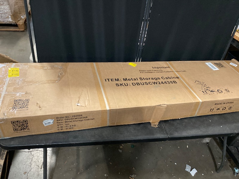 Photo 1 of 6-Tier Tall Cupboard Cabinet, 71" Black Kitchen Pantry Storage Cabinet, Metal Storage Cabinet with 5 Adjustable Shelves for Home Office, Living Room, Warehouse