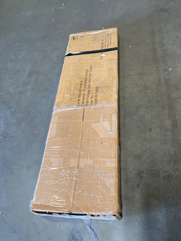 Photo 1 of 10x8FT Outdoor Metal Storage Shed Steel Utility Tool House With Doors & Vents