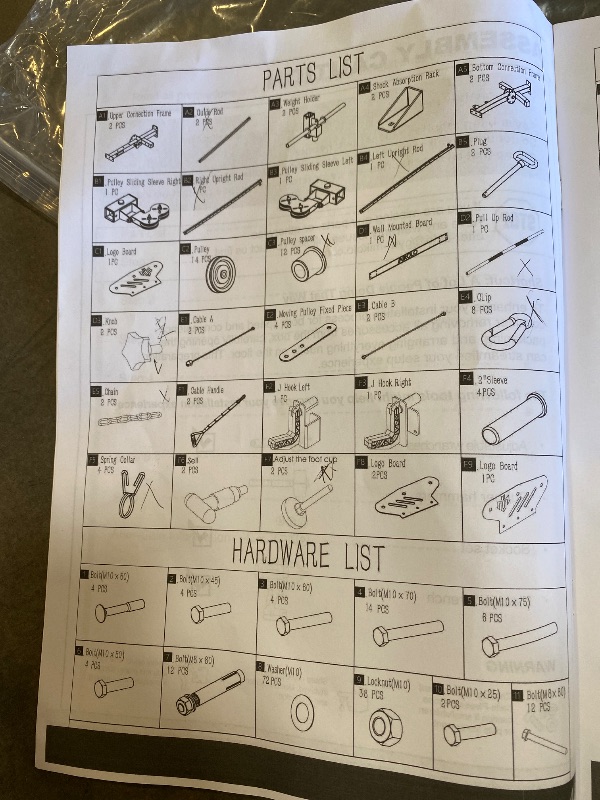 Photo 1 of Mikolo - Foldable Power Rack Cage,1000lbs Capacity Wall Mounted Squat Rack with independent pulley system - Black