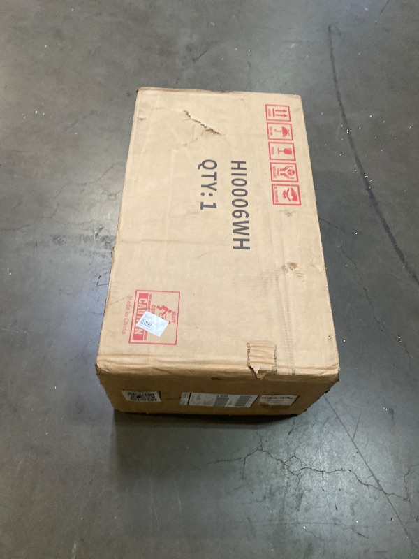 Photo 1 of End Table, Modern Farmhouse Sofa Table Rustic Nightstand with Storage Cabinets and Drawers, Side Tables for Living Room, Bedroom, White