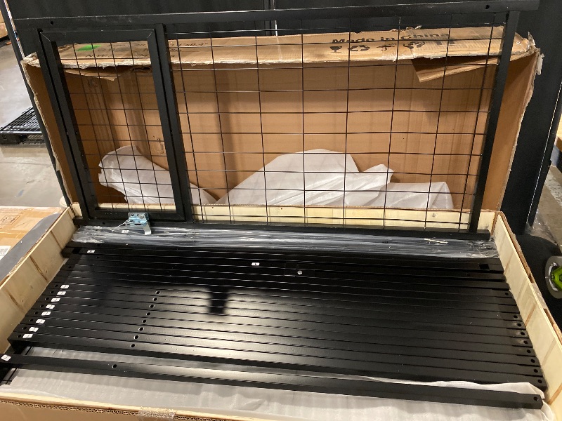 Photo 1 of 10 ft. x 10 ft. Large Dog Kennel Outdoor Dog Enclosure with Feeding and Double Swing Doors and Weatherproof Dog Cage