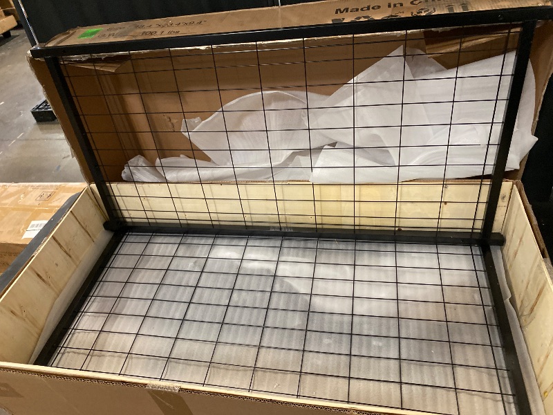 Photo 1 of 10 ft. x 10 ft. Large Dog Kennel Outdoor Dog Enclosure with Feeding and Double Swing Doors and Weatherproof Dog Cage