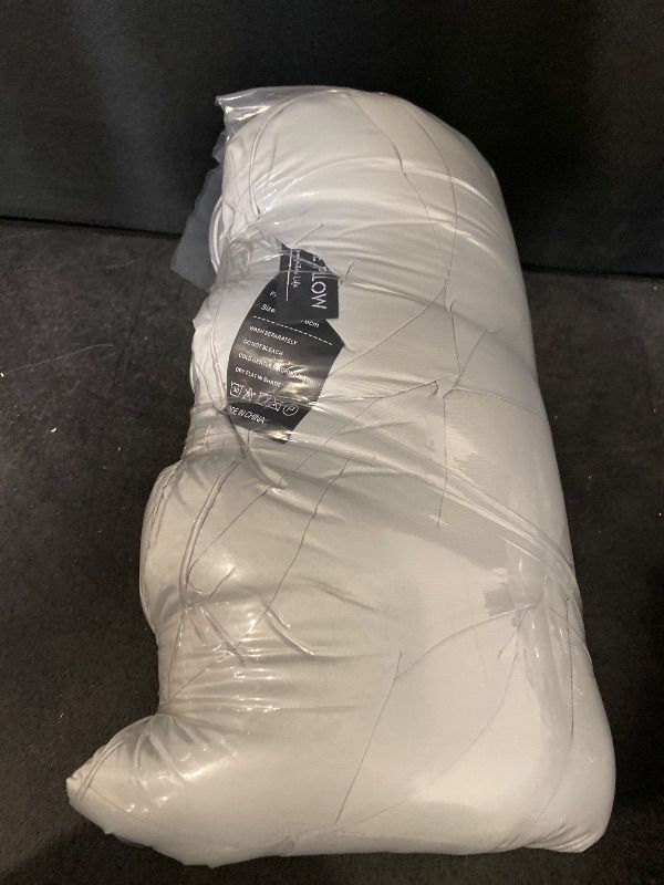 Photo 1 of PAJEO Bed Pillows for Sleeping Queen Size, Fluffy Filling Design, Ultra Soft and Breathable Pillow for Back, Stomach or Side Sleepers, 20''×30''(Light Grey)