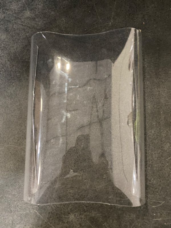 Photo 1 of 12x12 Inch Clear PVC Desk Cover Protector Crystal Vinyl Table Top Protection Square Waterproof Plastic Table Cover Cloth Non-Slip Desk Mat for Coffee Table Dresser Night Stand Heat Resistant