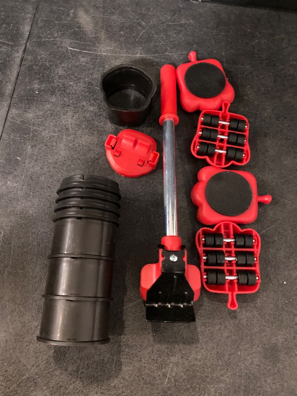 Photo 1 of Furniture Moving & Lifting Tool Set, 13 Piece Movers with 360° Swivel Wheels, Lifter for Bed, Sofa, Heavy Appliances, Home & Professional Use, Supports Upto 600 lbs