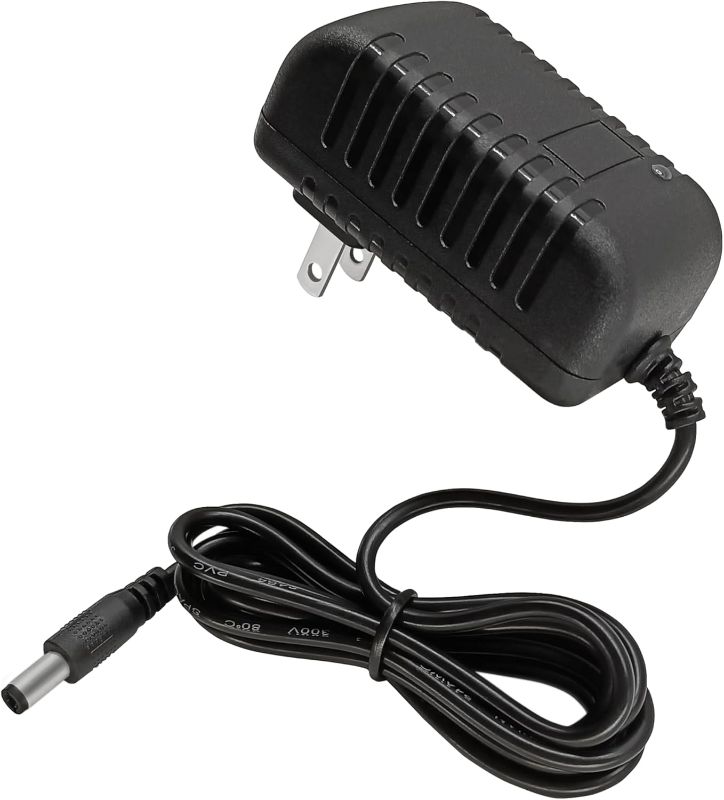 Photo 1 of DC 12Volt 2A Power Supply Adapter 24W AC DC Wall Adapter 100-240V AC to DC 12V 2A 1.5A Power Adapter Cord Converter with 5.5mm x 2.5mm Compatible with 5.5x2.1mm Tip 12V ac/dc Transformer