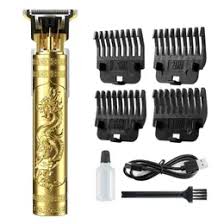 Photo 1 of Hair Clippers for Men, Professional Cordless Rechargeable Beard Trimmer Gold Kit with Guide Combs