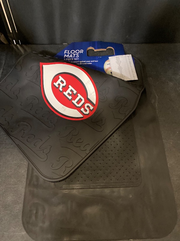 Photo 1 of Cincinnati Reds Two Piece Front Car Mats