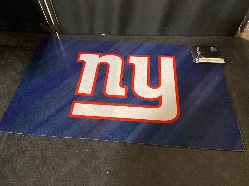 Photo 1 of 30" x 18" New York Giants Sublimated Floor Mat