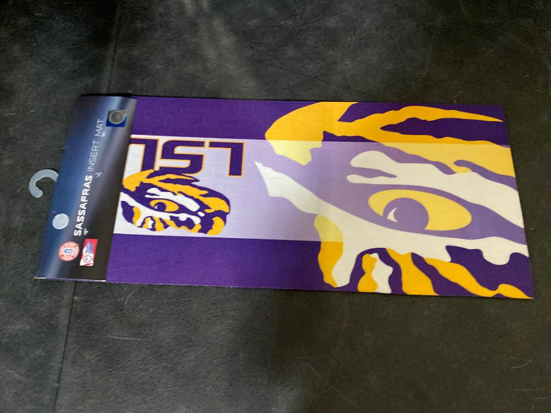 Photo 1 of 1'10"x10" LSU Tigers Decorative Insert Mat