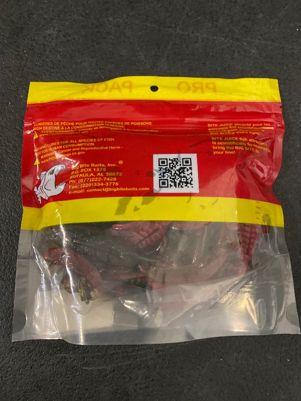 Photo 1 of Big Bite Baits 4" Rojas Fighting Frog Red Melon 25 Count