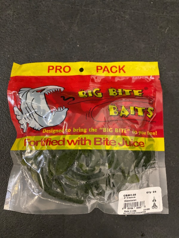 Photo 1 of 6" Creature Watermelon Bait