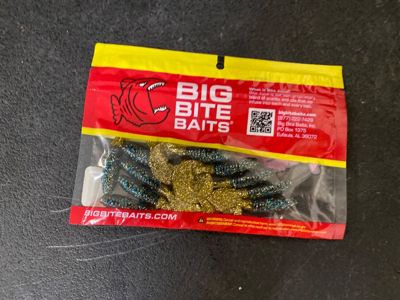 Photo 1 of Big Bite Baits 3" Fat Grub, Baby Bream 10/pk