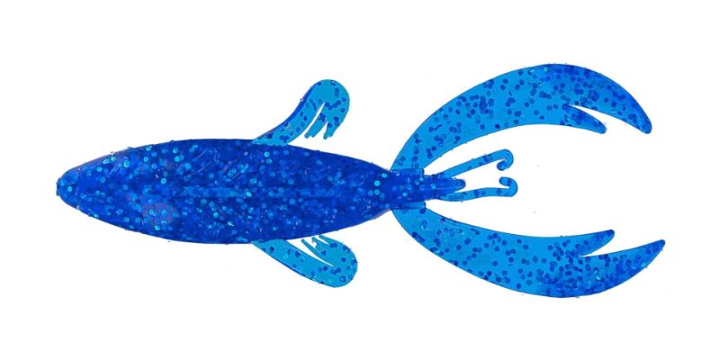 Photo 1 of Big Bite Baits 4" Fighting Frog Sapphire Blue (25 Pack)