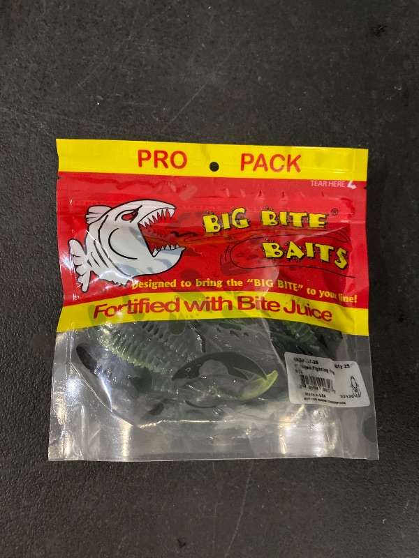 Photo 1 of Big Bite Baits Fighting Frog BTL 25 Count 4"
