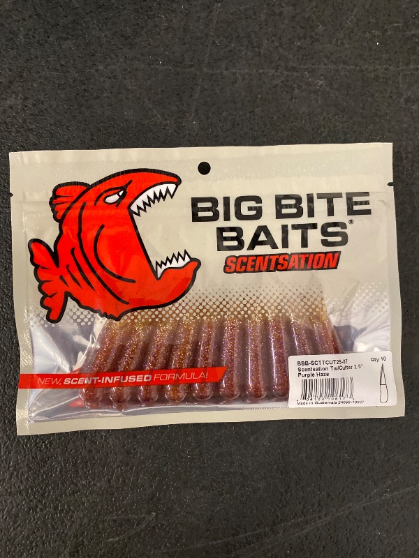 Photo 1 of Big Bite Baits SCENTSATION TAILCUTTER Purple Haze