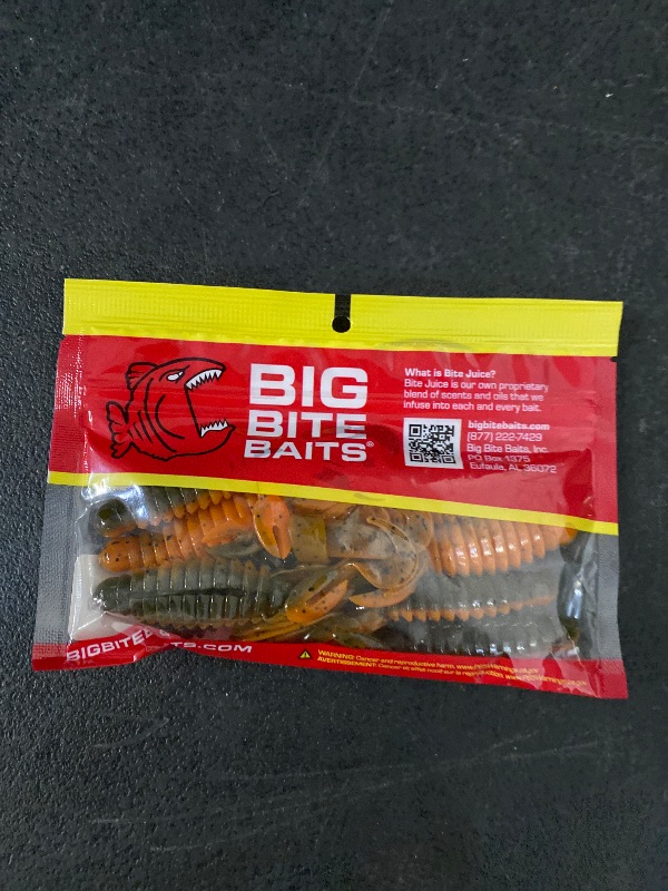 Photo 1 of Big Bite Baits 2" Alabama Craw Swimming Mama, 100 Count