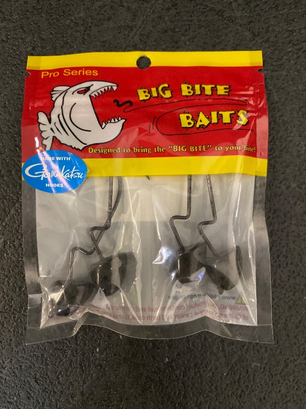 Photo 1 of Big Bite Baits DS-Jig Worm Jighead 9/16 oz. 4 Count