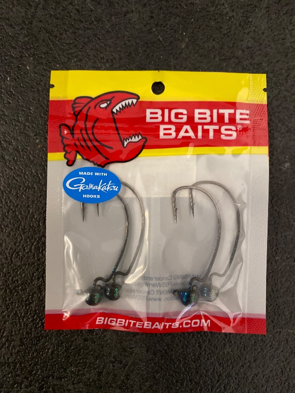 Photo 1 of Big Bite Shorty Gamakatsu EWG Head (4 Pk) 1/8 oz.