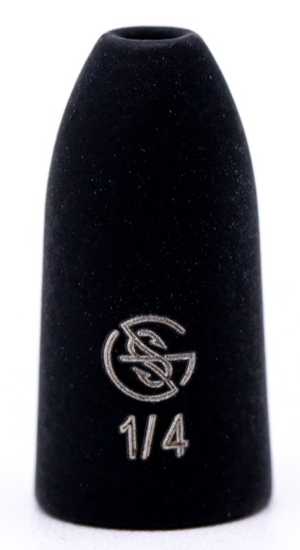 View 1 of Googan Squad Green Series Tungsten Worm Weigths, Black, 1/4oz