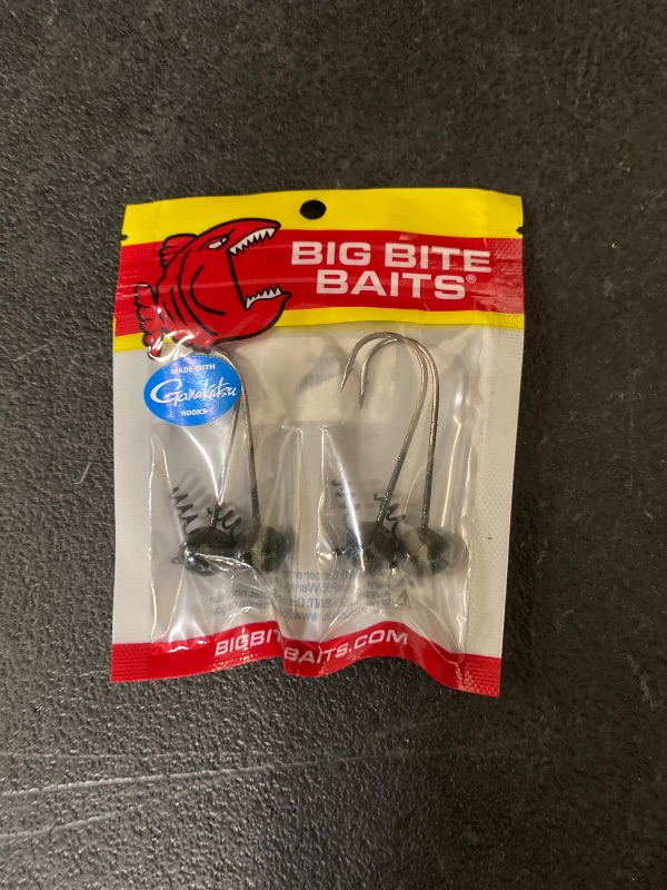 Photo 1 of Big Bite Baits Football Shaky Head 3/8 oz. 1099, 4 Pack