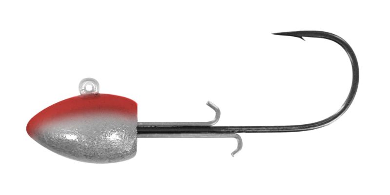 Photo 1 of Big Bite Swimmer Head , Red Back, 4 Pk, 1/8 oz.