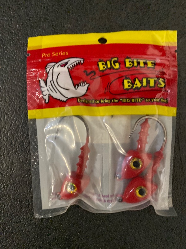 Photo 1 of Big Bite Baits 3/4 oz. D Jig Red 3 Pack