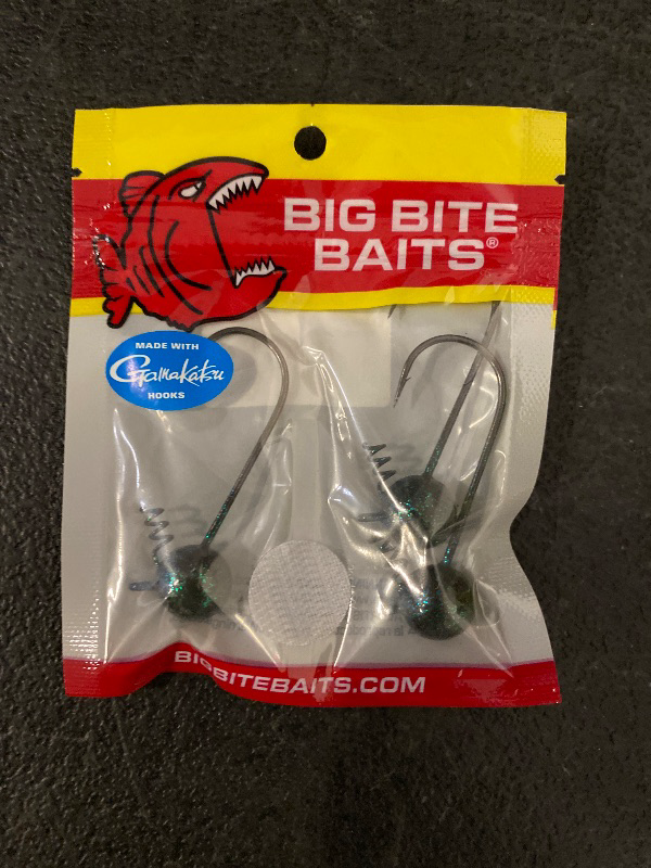 View 2 of Big Bite Baits Fintwist Head 1/2 oz. , 1099 , 3 Pack