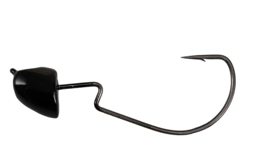 View 1 of Big Bite Baits DS Jig Head Black, 9/16 oz., 4 Pack
