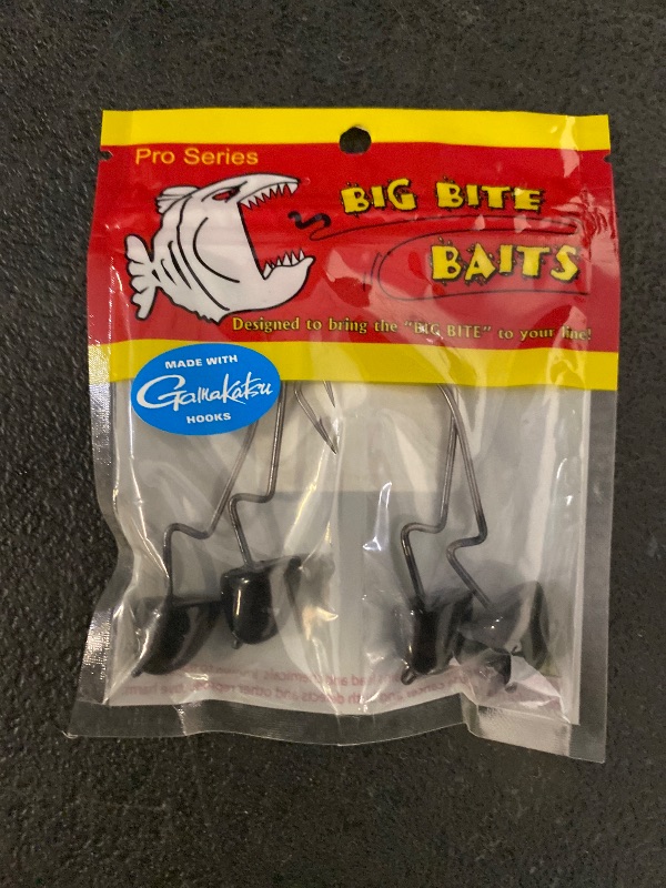 View 2 of Big Bite Baits DS Jig Head Black, 9/16 oz., 4 Pack