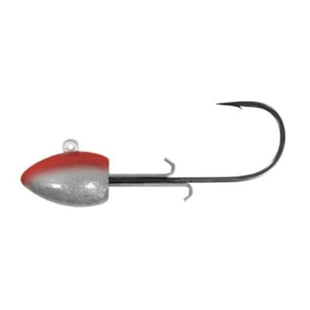 Photo 1 of Big Bite Swimmer Head (4 Pk) Red Back, 3/16 oz.