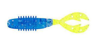 Photo 1 of Big Bite Triple Tip Grub 2" 10ct Red Chartreuse + Kamikaze Swimon 2.5" Blue disco 8 Pack 