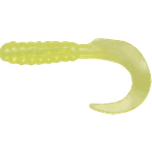 View 1 of Big Bite Baits 1" Curl Tail Single Tail Grub Chartreuse Pearl 10 Pack + Big Bite Baits 2" Curl Tail Grub Opaque Chart Fishing Lure Pack of 10 + Big Bite Baits 1.5" Glow Crappie Tube/Pearl Glow (10 Pack)