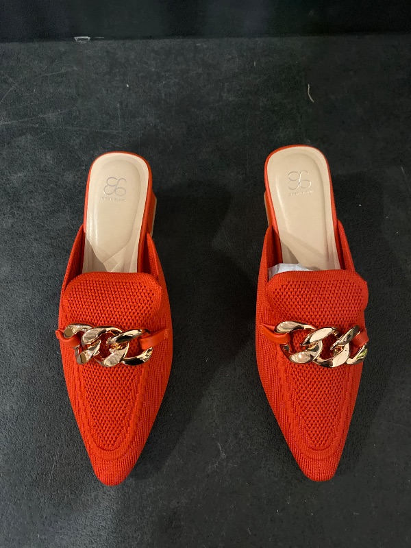 Photo 1 of 8 1/2 Women's Pointed Toe Heeled Mules Red