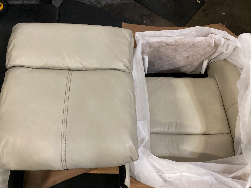 Photo 1 of Leather Recliner Chair for Adults Wall Hugger RV Recliner with USB Charging Ports Electric Power Reclining Sofa for Living Room Home Theater Seating Bedroom