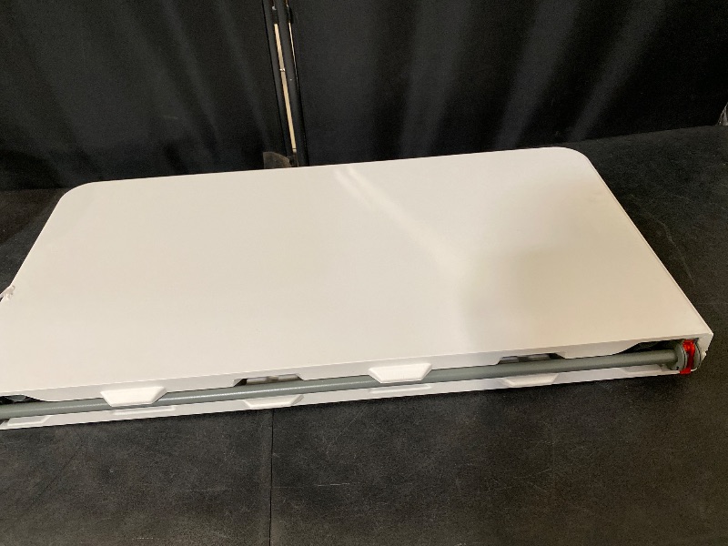 Photo 1 of 34" Square Foldable Table with Built in Handle & Steel Legs | Heavy Duty Portable | Perfect for Party, Dining, Wedding, Events, Picnic Indoor, Outdoor, Camping, Utility, Temporary