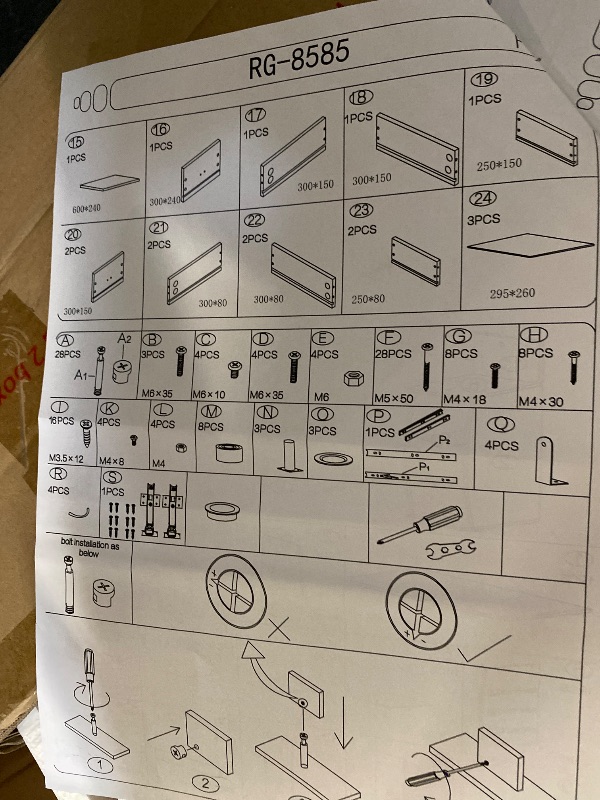Photo 1 of RayGar Black Deluxe Design Computer Desk with Cabinet and 3 Drawers for Home Office Table Workstation - New (Black)