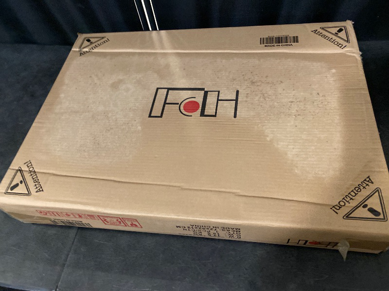 Photo 1 of RayGar Black Deluxe Design Computer Desk with Cabinet and 3 Drawers for Home Office Table Workstation - New (Black)