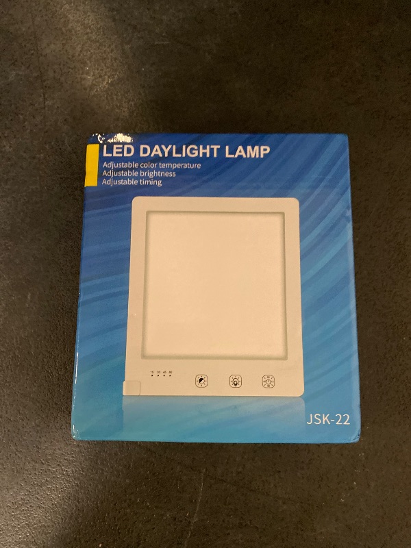 Photo 1 of Sun Light Therapy Lamp with Red Light - 10000 Lux LED Sun Light Therapy Lamp for Face, Improving Mood, Energy, Sleep & Skin Care, with 4 Light Modes & 5 Brightness Levels, Timer, UV-Free