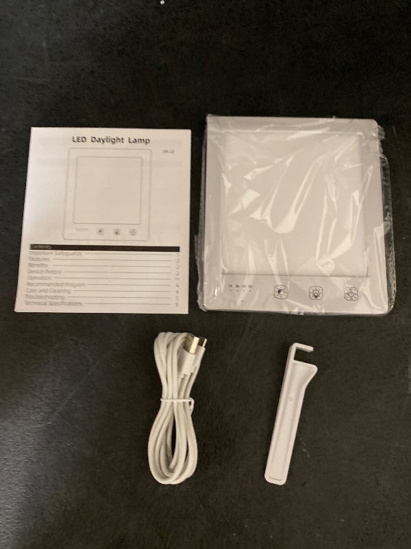 Photo 1 of Sun Light Therapy Lamp with Red Light - 10000 Lux LED Sun Light Therapy Lamp for Face, Improving Mood, Energy, Sleep & Skin Care, with 4 Light Modes & 5 Brightness Levels, Timer, UV-Free