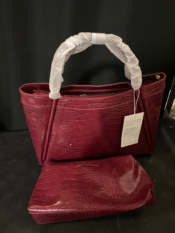 Photo 1 of Kelly M Plus Size 2 PCS Set Crocodile Print Top Handle Bag