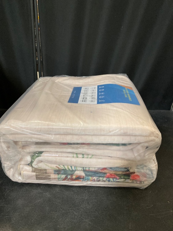 Photo 1 of 9x12 Garvee Christmas Santa Claus Area Rug Non-Slip Soft Low Pile Washable Polyester Cozy Holiday Decor for Living Room Bedroom Dining Room