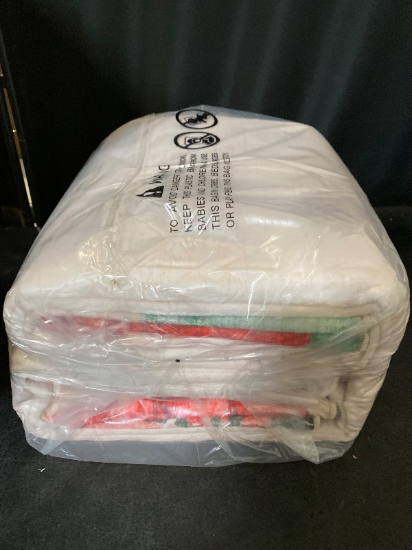 Photo 1 of 8x10 Garvee Christmas Area Rug - Non-Slip, Washable, Soft Low Pile - Festive Red Print, Kid & Pet Friendly - Living Room, Bedroom, Kitchen