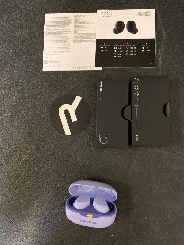 Photo 1 of Raycon - The Everyday In-Ear True Wireless Bluetooth Earbuds Plus - Purple